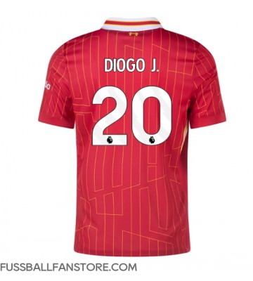 Liverpool Diogo Jota #20 Replik Heimtrikot 2024-25 Kurzarm